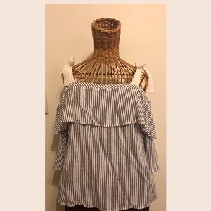 Entro linen blend blouse